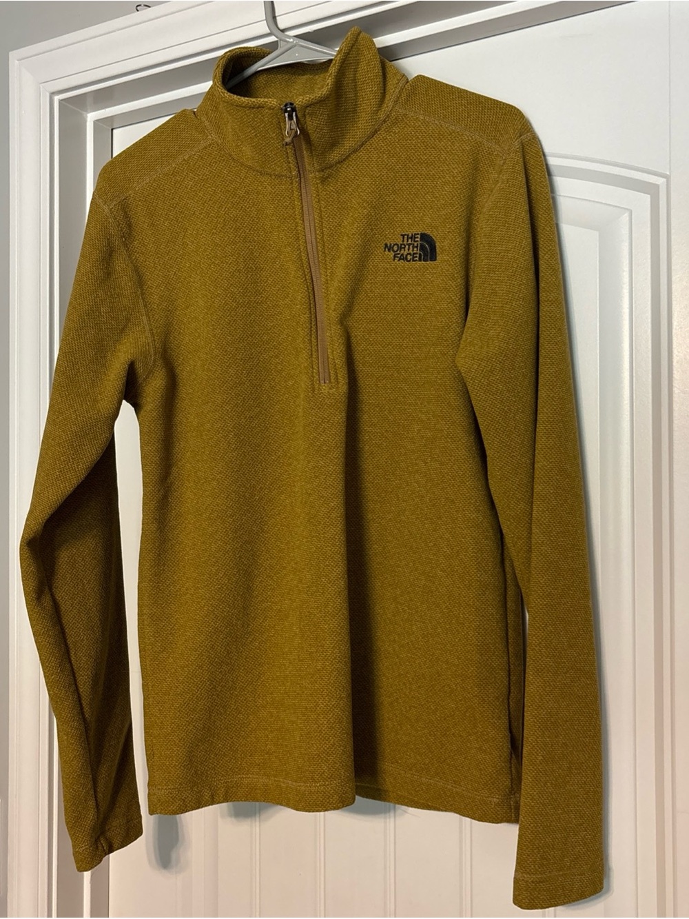 The North Face Men's Quarter-Zip Sweater - Mustard